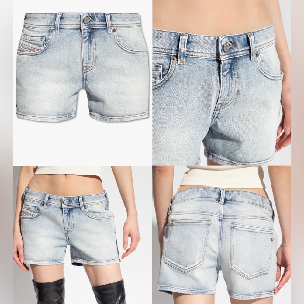 Womens Diesel “De Lyla Denim Shorts”